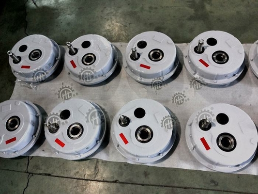 HXG series shaft mounted gear reducer with torque arm for conveyor